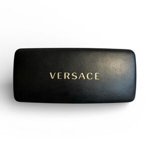 Versace Black Eyeglasses Case – Vintage – CASE ONLY